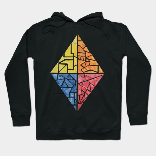 Diamond Color Hoodie by GabCJ